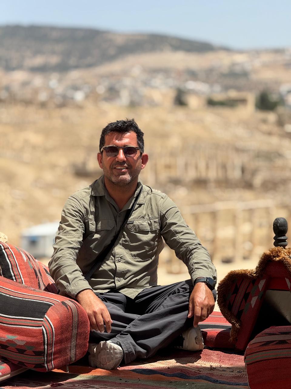 Mohaned, on a Bedouin majlis at Jerash